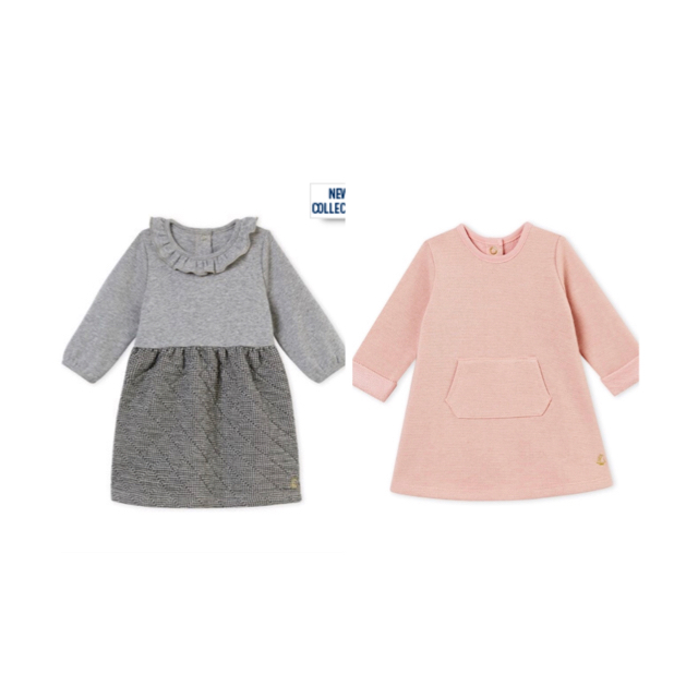 PETIT BATEAU(プチバトー)のやす様専用♡プチバトー2点おまとめ キッズ/ベビー/マタニティのキッズ服女の子用(90cm~)(ワンピース)の商品写真