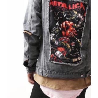 シュプリーム(Supreme)の[定価以下] METALLICA Gジャン ダメージ 刺繍(Gジャン/デニムジャケット)