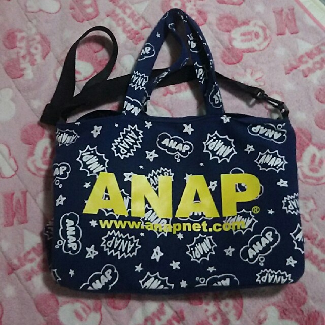 ANAP(アナップ)のANAP マザーズバッグ 紺色 キッズ/ベビー/マタニティのマタニティ(マザーズバッグ)の商品写真