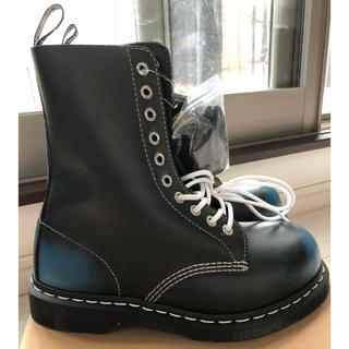 Dr.Martens - ドクターマーチン 10ホール ブーツ 1919 ブルーの通販 ...