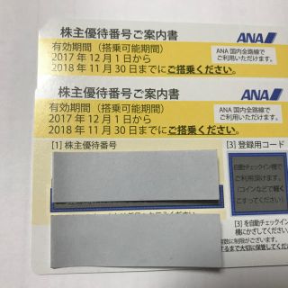 エーエヌエー(ゼンニッポンクウユ)(ANA(全日本空輸))のANA株主優待券(航空券)