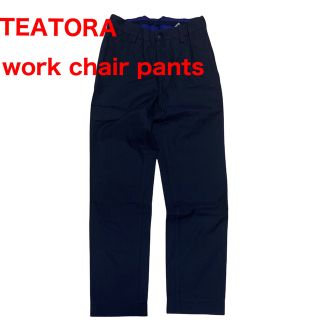 コモリ(COMOLI)のteatora work chair pants テアトラ ワーク パンツ(ワークパンツ/カーゴパンツ)