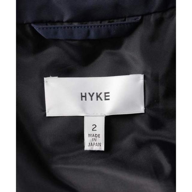 HYKE ネイビー ハイク コートの通販 by UUU｜ハイクならラクマ - zoo様専用 HYKE ステンカラーコート 新作特価