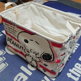 スヌーピー(SNOOPY)のスヌーピー 巾着付き収納BOX(ケース/ボックス)