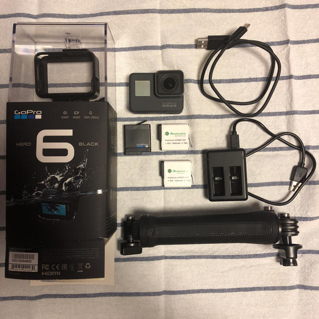 GoPro(ゴープロ)のGoPro HERO 6 BLACK ＋α スマホ/家電/カメラのカメラ(コンパクトデジタルカメラ)の商品写真