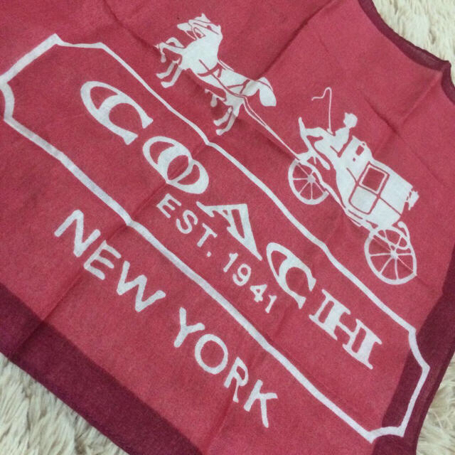 COACH(コーチ)の♡COACH♡ハンカチ♡ レディースのファッション小物(ハンカチ)の商品写真