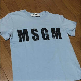 エムエスジイエム(MSGM)のTシャツ 水色 ブルー MSGM(Tシャツ(半袖/袖なし))
