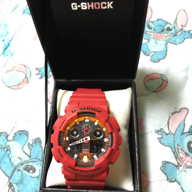 G-SHOCK(ジーショック)のGショック レッド メンズの時計(腕時計(デジタル))の商品写真