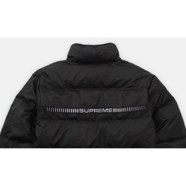 開店祝い Sleeve Reflective - Supreme Logo XL Jacket Puffy ダウンジャケット