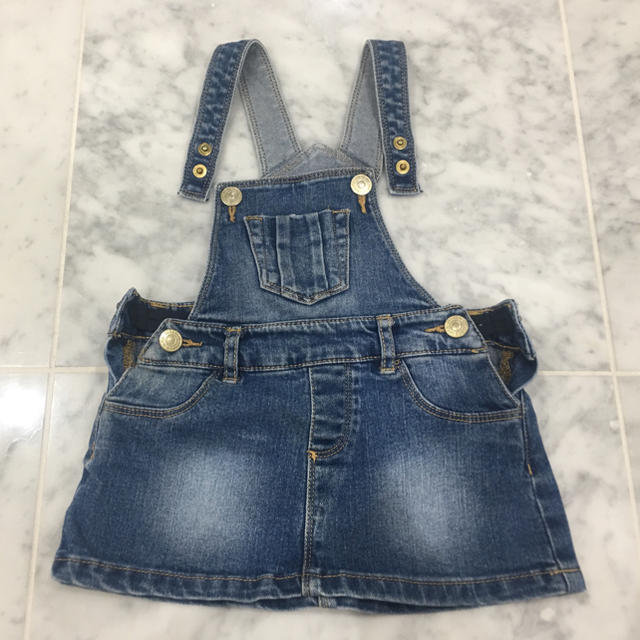 ZARA KIDS(ザラキッズ)のZARA baby、ザラ、デニムワンピース、86cm キッズ/ベビー/マタニティのベビー服(~85cm)(ワンピース)の商品写真