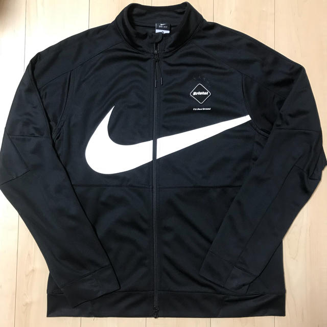 希少 15AW NIKE FCRB PDK JKT 黒白 XL