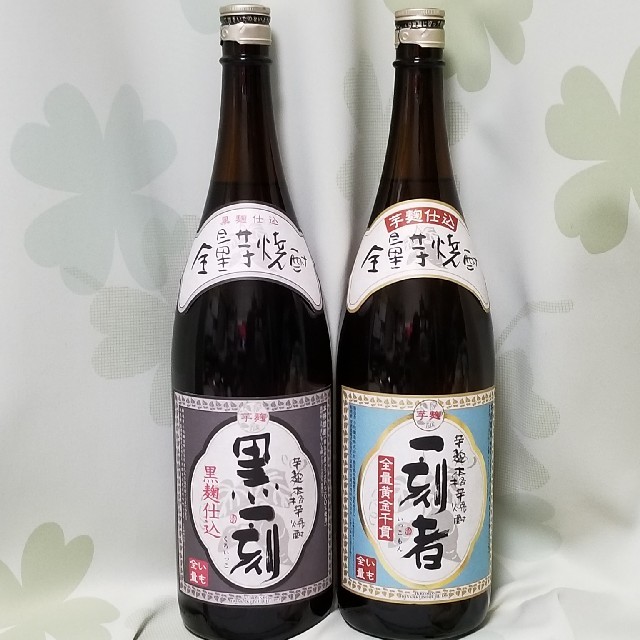 一刻者 黒一刻 芋焼酎 1800ml 一升瓶 2本