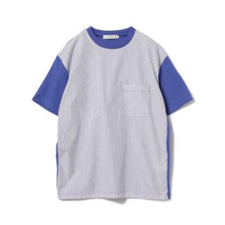 ビームス(BEAMS)のBEAMS LIGHTS / パネル切替えストライプTシャツ(Tシャツ/カットソー(半袖/袖なし))