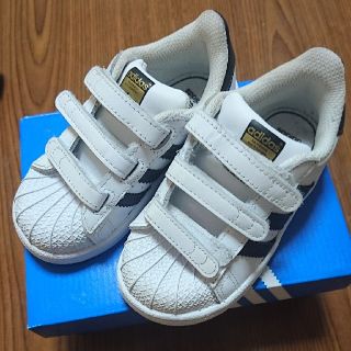 アディダス(adidas)の美品☆アディダス  adidas  スーパースター  スニーカー  14cm(スニーカー)