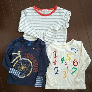 ムージョンジョン(mou jon jon)の長袖Tシャツ３枚セット＊110㎝(Tシャツ/カットソー)