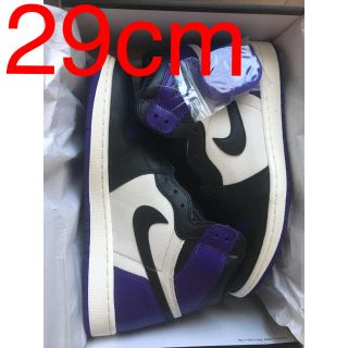 ナイキ(NIKE)のAIR JORDAN 1 RETRO HIGH OG Court Purple(スニーカー)