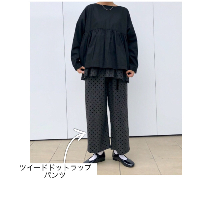 BEAMS BOY(ビームスボーイ)のツイード ドット フレンチ スモック レディースのトップス(シャツ/ブラウス(長袖/七分))の商品写真