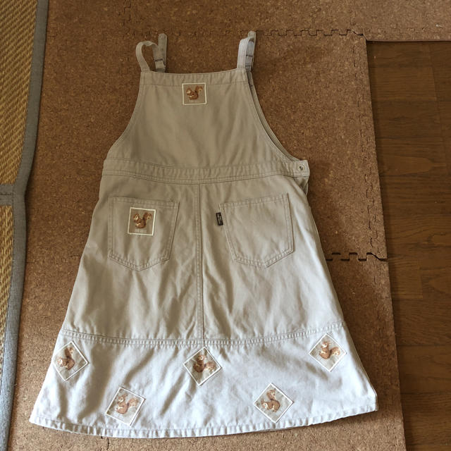 PINK HOUSE(ピンクハウス)のベビーピンクハウス サロペットスカート キッズ/ベビー/マタニティのキッズ服女の子用(90cm~)(ワンピース)の商品写真