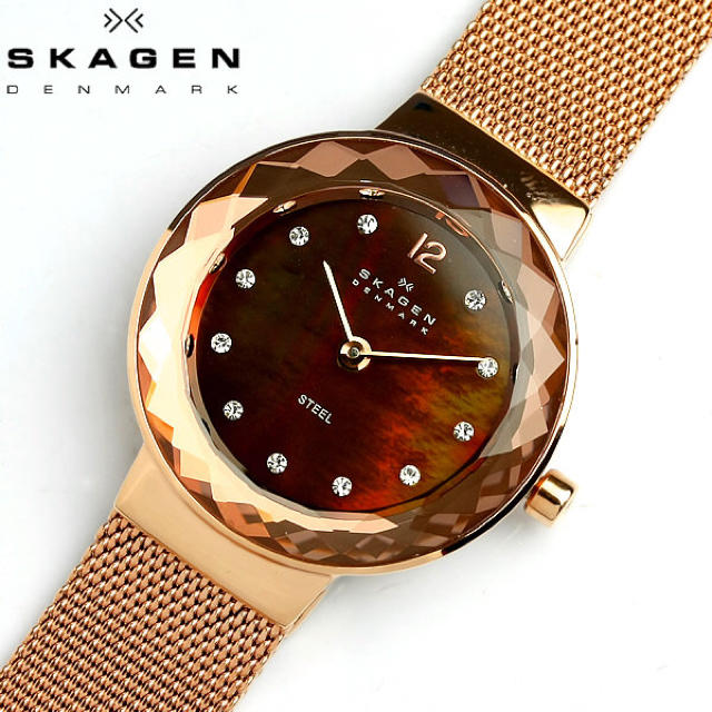 SKAGEN(スカーゲン)の新品 SKAGEN レディース 腕時計 456SRR1 秋冬カラー 上品 レディースのファッション小物(腕時計)の商品写真