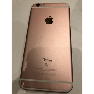 アイフォーン(iPhone)の【vivi's様】iphone6s ローズゴールド  64GB(スマートフォン本体)