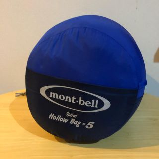 モンベル(mont bell)のモンベル シュラフ #5 スパイラルホロウバッグ(寝袋/寝具)