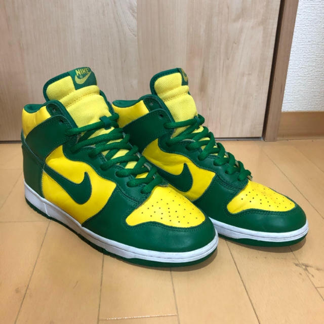 NIKE(ナイキ)のnike dunk high ナイキ ダンク ハイ ブラジル us10 28cm メンズの靴/シューズ(スニーカー)の商品写真