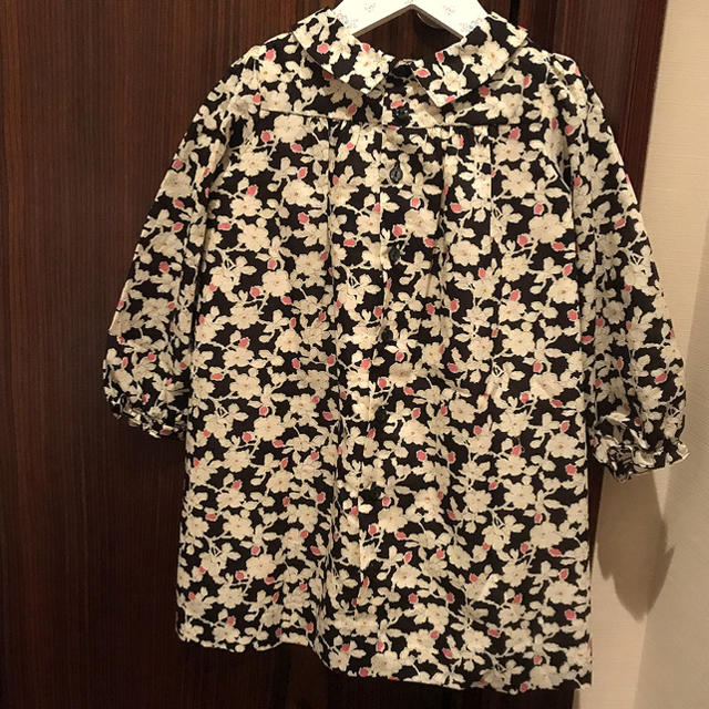 Bonpoint(ボンポワン)のボンポワン 18AW リバティワンピース 2ans 新品 キッズ/ベビー/マタニティのベビー服(~85cm)(ワンピース)の商品写真