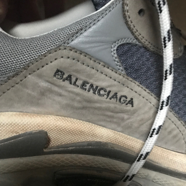 ブランド Balenciaga - BALENCIAGA Triple S Trainer グレー 43の通販 