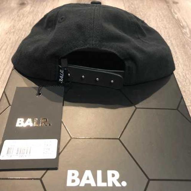 【大人気】BALR. クラッシュ加工 ボックスロゴ キャップ ボーラー