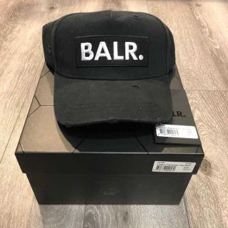 エフシーアールビー(F.C.R.B.)の【大人気】BALR. クラッシュ加工 ボックスロゴ キャップ ボーラー (キャップ)