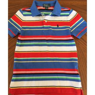 ポロラルフローレン(POLO RALPH LAUREN)のボーダー半袖ポロシャツ  120㎝(Tシャツ/カットソー)