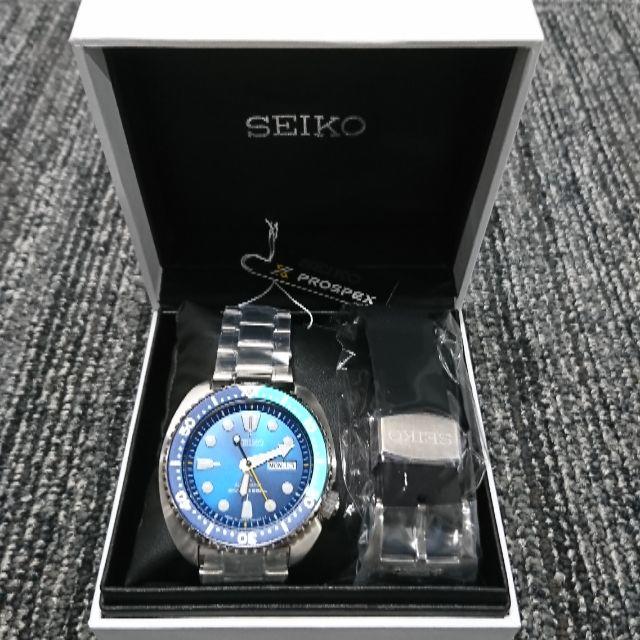 海外並行輸入正規品 - SEIKO セイコーダイバー　自動巻き 世界限定品 ブルーラグーン SRPB11K1 腕時計(アナログ)
