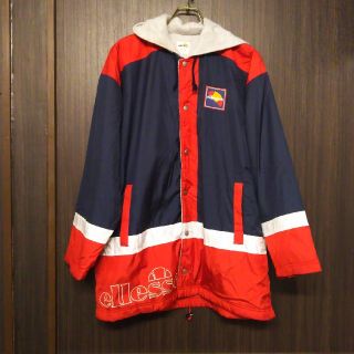 エレッセ(ellesse)の【ellesse】 ナイロン パーカー ジャケット M レア 90s ビンテージ(ナイロンジャケット)