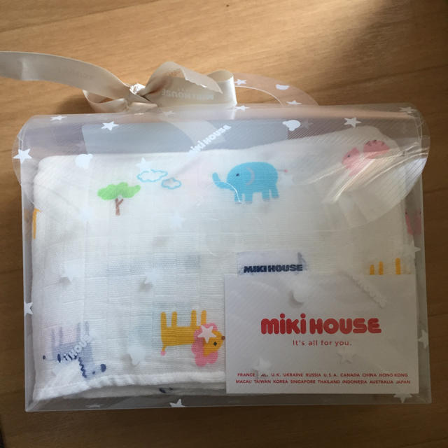 mikihouse(ミキハウス)のmiki houseマルチケット 新品未使用 キッズ/ベビー/マタニティのこども用ファッション小物(おくるみ/ブランケット)の商品写真