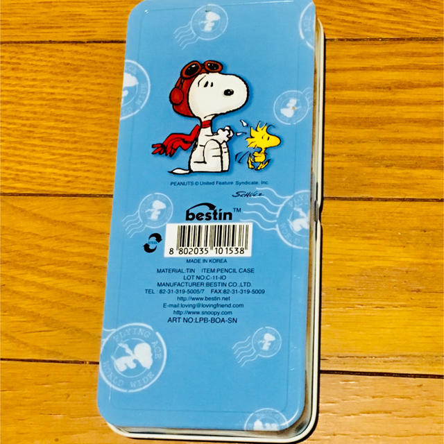 スヌーピー 缶ペンケース パイロット ブルーの通販 By Iroha S Shop ラクマ