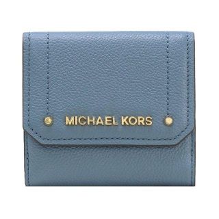 マイケルコース(Michael Kors)のマイケルコース 新作 折財布 ミニ ウォレット デニム ブルー(財布)