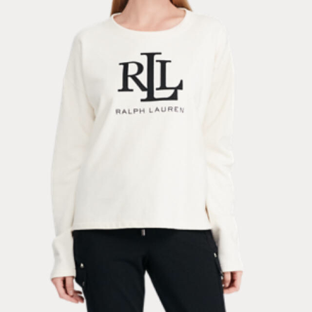 Ralph Lauren(ラルフローレン)のRalphlauren French Terry Logo Tシャツ レディースのトップス(Tシャツ(長袖/七分))の商品写真