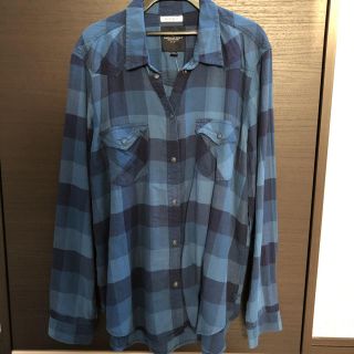 アメリカンイーグル(American Eagle)の新品タグ付 アメリカンイーグル  ギンガムチェック シャツ(シャツ/ブラウス(長袖/七分))