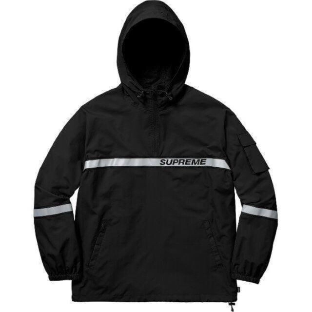 Reflective Taping Hooded Pullover 希少sサイズナイロンジャケット