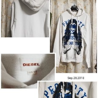 ディーゼル(DIESEL)のDIESEL　ディーゼル　パーカー　トレーナー　プリント　ロング(パーカー)