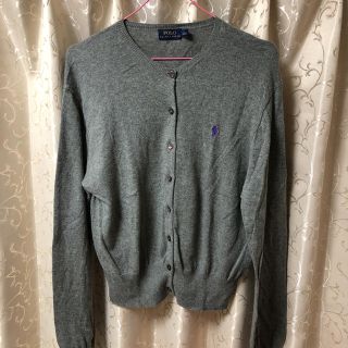 ポロラルフローレン(POLO RALPH LAUREN)の済)Polo ralph lauren カーディガン グレー L(カーディガン)