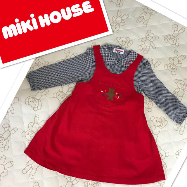 mikihouse(ミキハウス)のAMUK様専用です( •ॢ◡-ॢ)-♡ キッズ/ベビー/マタニティのキッズ服女の子用(90cm~)(ワンピース)の商品写真