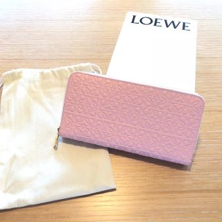 ロエベ(LOEWE)のLOEWE 長財布 ピンク 美品(財布)