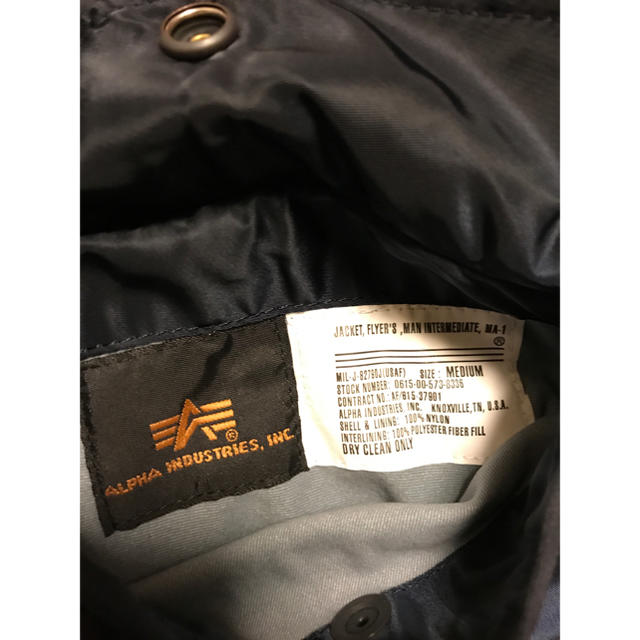 ALPHA INDUSTRIES(アルファインダストリーズ)のALPHA エムエーワン タイト 日本規格 メンズのジャケット/アウター(フライトジャケット)の商品写真