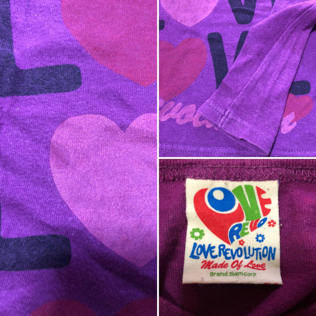 LOVE REVOLUTION(ラブレボリューション)のラブレボ ロンＴ 100 キッズ/ベビー/マタニティのキッズ服女の子用(90cm~)(Tシャツ/カットソー)の商品写真