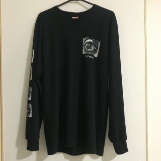 シュプリーム(Supreme)のsupreme escher ロンT  黒 ブラクラ long sleeves(Tシャツ/カットソー(七分/長袖))