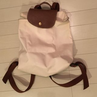 ロンシャン(LONGCHAMP)のロンシャン リュック アイボリー(リュック/バックパック)