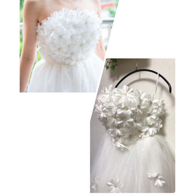 花嫁二次会ドレス❤︎結婚式二次会ドレス❤︎ウェディング レディースのフォーマル/ドレス(ウェディングドレス)の商品写真