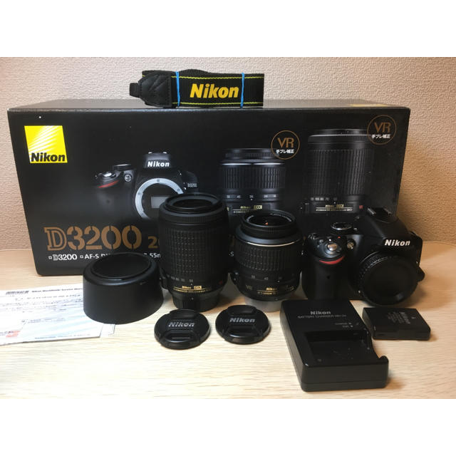 Nikon d3200  ダブルレンズキッド