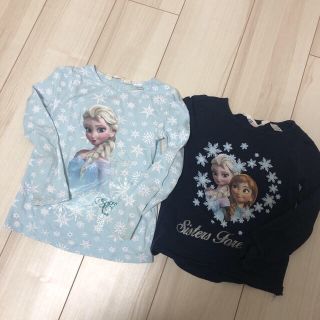 エイチアンドエム(H&M)のアナ雪☆ロンTセット(Tシャツ/カットソー)